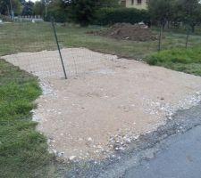 R&eacute;alisation du chemin d'acc&egrave;s