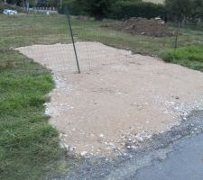 R&eacute;alisation du chemin d'acc&egrave;s