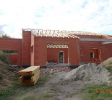 Charpente en cours