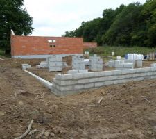 Les 4 rangs du plain-pied se montent