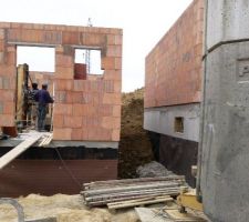 Pose delta ms et drainage fait