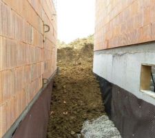 Pose delta ms et drainage fait