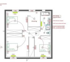 21/09/15 : validation plan électrique de l'étage