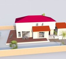 Le projet final.
Image crée avec Sweethome 3D