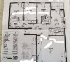 Voici le plan original, l'appartement tel que nous l'avons achet&eacute;