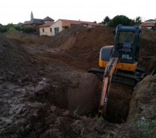 Creusement du puit