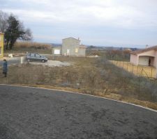 Petite parcelle de 495m2.