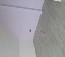 Carrelage effet parquet dans les chambres