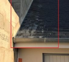 Malgré les pluies de ces derniers temps nos ardoises sont tachées par le ciment...