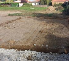 Les fouilles sont creus&eacute;es