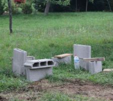 Petite installation des ouvriers