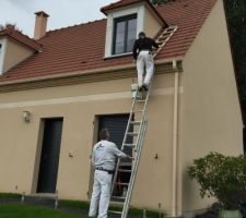 Peinture des lucarnes pré peint lors de la livraison