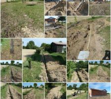 EVACUATION DES EAUX VERS TRANCHEE COMMUNALE
