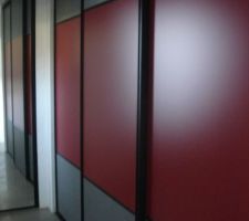 Portes Dressing posées.(LM) Ca brille moins en vrai !