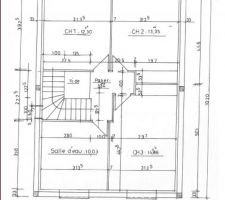 Plan d'étage de la maison