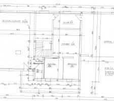 Plan du RDC de la maison