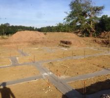 Les fondations sont coul&eacute;es, ca fait plaisir !