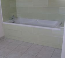 Carrelage et fa&iuml;ence (pose 1/3 2/3)termin&eacute;es