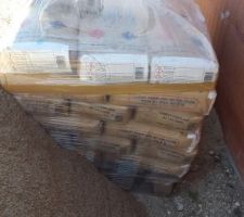 Ciment et sable pour la chape