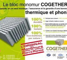 Le parpaing bizarre... c'est du COGETHERM !