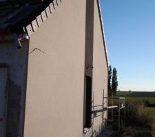 Démarrage enduit Pignon Ouest