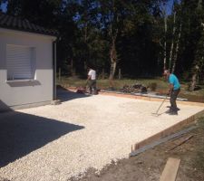 Hérisson de la terrasse en cours..