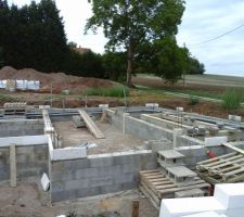 Pose des planelles de rives