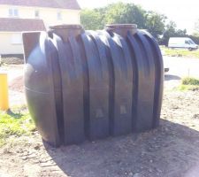 Cuve récupération d'eau pluviale 4000L