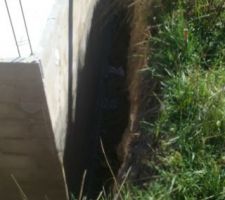 Pignon gauche sous sol