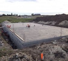 Dalle vide sanitaire terminé