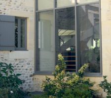 Choix de nos huisseries: teinte gris galet clair