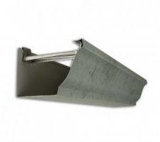 Choix de nos gouttières: en aluminium couleur imitation zinc