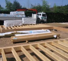Installation des solives
