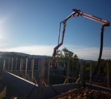 Coulage des bloc BIPLAN vide sanitaire