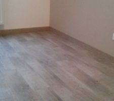 Lame PVC imitation parquet chambre