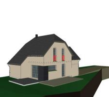 Vue 3D du projet - SUD