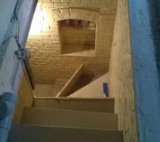 Reprise des marches - escalier de la cave