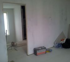 Palier de l'&eacute;tage vue sur chambre du grand