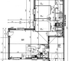 Le plan détaillé de la maison tel que nous l'avons choisis