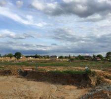 Le terrain il y a quelques mois