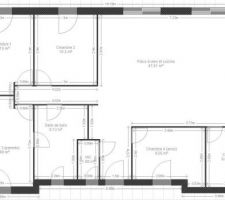 Plan Version 2 maison de mon frère.
