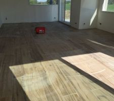 Carrelage rdc-pièce à vivre