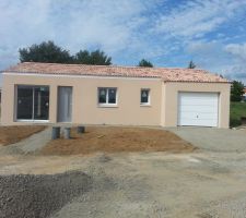 Le devant presque terminé