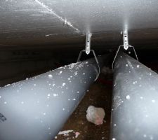 Photo sous le dessous vide sanitaire