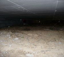 Photo sous le dessous vide sanitaire