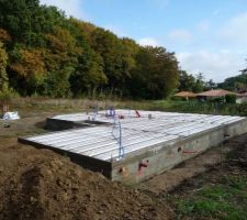Préparation avant coulage