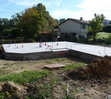 Coulage de la dalle 05 octobre 2015