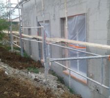 Debut mise a niveau des terres