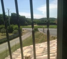 Sortie VMC sur le toit.