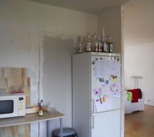 Cloison pour combler la porte